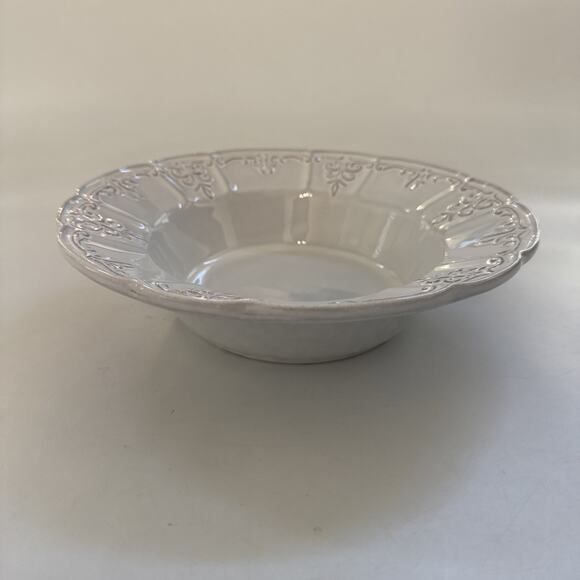 VTG Block Windsor Bone China Serving Bowls Set of 2 Scalloped Made in PORTGUAL - Picture 4 of 11